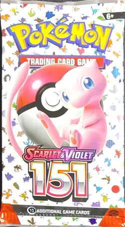 lot of 5 Pokemon 151 Booster Pack - 10 Cards / Pack - NEW - Image 1