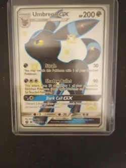 Pokemon Umbreon GX TCG SV69/SV94 Hidden Fates Shiny Holo Rare Card - Image 1