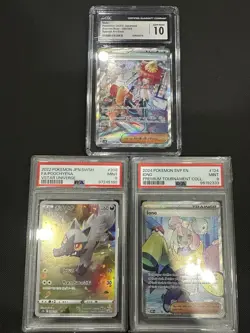 Pokemon Graded Cards Lot - Image 1