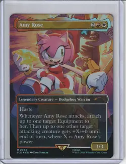 MTG | Amy Rose (Rainbow Foil) Sonic Secret Lair Drop - Image 1