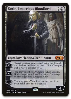 Sorin, Imperious Bloodlord #115 (NM) Core Set 2020 M20 Magic MTG - Image 1