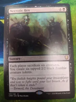 Necrotic Hex 137 Rare Commander Legends Magic: The Gathering Near Mint - Image 1