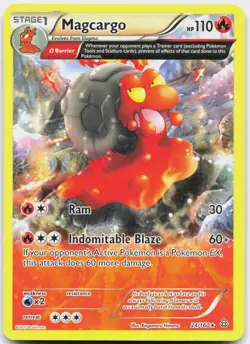 Magcargo 24/160 Rare Primal Clash Pokemon Near Mint - Image 1
