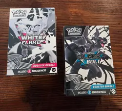 Pokemon TCG Scarlet Violet Black Bolt + White Flare Booster Bundle 2 Pack NEW - Image 1