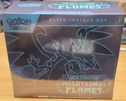 Pokemon TCG Phantasmal Flames Elite Trainer Box Sealed - Image 1