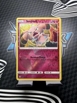 Snubbull 90/149 Sun & Moon Base Set Reverse Holo (Komiya Art) - Pokemon TCG LP - Image 1