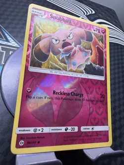 Snubbull 90/149 Sun & Moon Base Set Reverse Holo (Komiya Art) - Pokemon TCG LP - Image 2