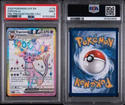 2025 Pokemon Espeon EX Prismatic Premium #175 Black Star Promo PSA 9 MINT - Image 3