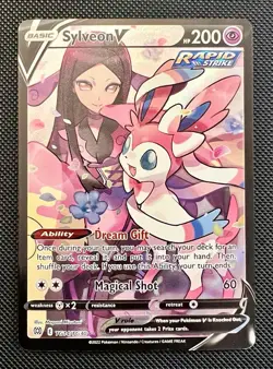 Sylveon v TG14/TG30 Brilliant Stars Trainer Gallery NM Pokemon TCG - Image 1