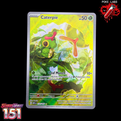 Caterpie (172/165) SV: 151 | Illustration Rare | Pokemon TCG | NM - Image 1