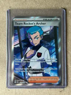 Team Rocket's Archer 223/182 Ultra Rare Destined Rivals Pokemon Near Mint - Image 1