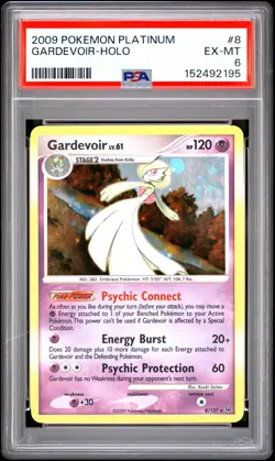 2009 POKEMON PLATINUM #8 GARDEVOIR-HOLO PSA 6 - Image 1