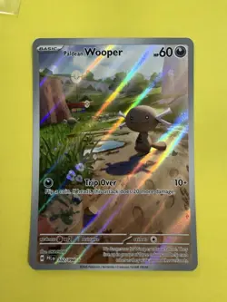 Pokemon ~ Paldean Wooper #102/094 ~ Phantasmal Flames ~ Illustration Rare - Image 1
