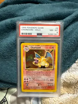 Pokemon TCG Charizard Base Set 4/102 Holo Unlimited Holo Rare - Image 1