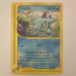 Pokemon Totodile Expedition Base Set 134/165 Common English Regular Basic 50HP - Image 2