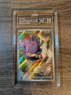 2025 Pokemon Journey Together N's Zorua #189 Pokemon Center ETB Promo TAG 10 - Image 1