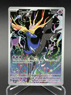 Xerneas Illustration Rare Full Art Holo 091/086 Chaos Rising Pokemon IR EN - Image 1