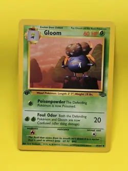 Pokemon 1st Edition Jungle Gloom 37/64 EXC-NEAR MINT - Image 1