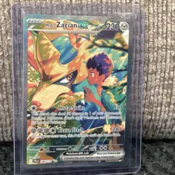 Pokemon TCG Hop's Zacian EX 186/159 Journey Together Rare Sir - Image 2