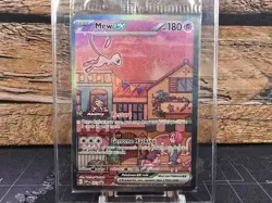 Mew ex SVP 053 Pokemon TCG Scarlet Violet 151 Black Star Promo Full Art SEALED 1 - Image 1