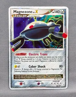 MP+ Magnezone LV.X 142/146 Holo LV.X Rare Legends Awakened Pokemon 2008 Ryo Ueda - Image 1