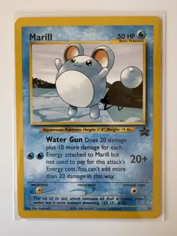 Pokemon TCG Marill Wizards Black Star Promos 29 Regular Promo MP - Image 2