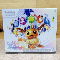 Pokemon TCG Prismatic Evolutions Elite Trainer Box Factory Sealed - Image 1