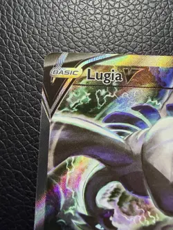Pokemon LUGIA V ALT ART 186/195 Sword & Shield Silver Tempest Holo NM - Image 3