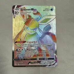 Pokemon TCG Glaceon VMAX Evolving Skies Alternative Art Secret Rare - Image 1