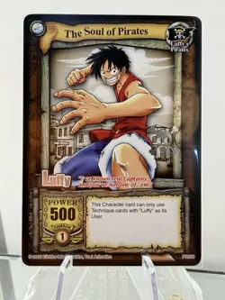 2005 Bandai One Piece CCG Luffy The Soul of Pirates PR008 Promo Vintage - Image 1