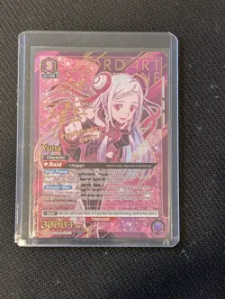 Union Arena Sword Art Online V2 Yuna SR** Signed ENGLISH - Image 1