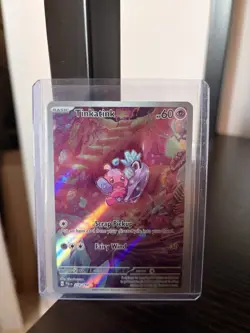 Pokemon TCG Tinkatink Scarlet & Violet Paldea Evolved Holo Card 216/193 Near M - Image 1