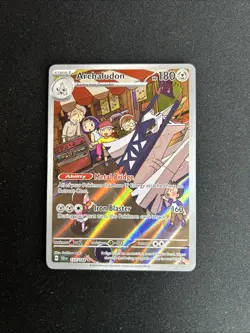 Pokemon TCG Archaludon 155/142 Stellar Crown Illustration Rare Card NM Condition - Image 1