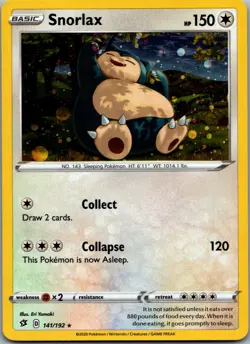 Snorlax - (Cosmos Holo) Promo Miscellaneous Cards & Products 141/192 NM - Image 1