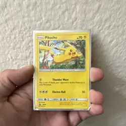 Pokemon Pikachu SM04 Promo Basic Card 70 HP Thunder Wave Electro Ball - Image 1