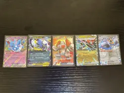 Pokemon EX Card Lot 5 Cards NM Bundle - Image 1