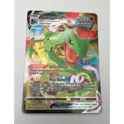Rayquaza VMAX 101/159 Crown Zenith Pokemon Card Holo Rare LP - Image 1