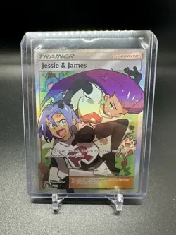 Jessie & James (Full Art) 68/68 Hidden Fates Holo Pokemon Cards TCG A62 NM - Image 1