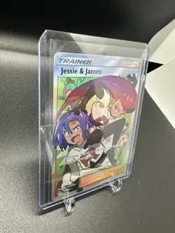 Jessie & James (Full Art) 68/68 Hidden Fates Holo Pokemon Cards TCG A62 NM - Image 3