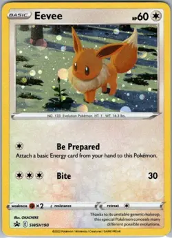 Eevee SWSH190 Promo SWSH: Sword & Shield Promo Cards NM - Image 1