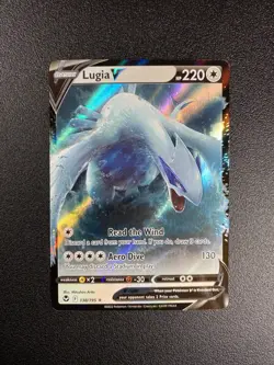 Lugia V 138/195 - Sword & Shield - Silver Tempest - Holo - Pokemon Card - NM - Image 1