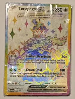Terapagos ex SVP 165 Sealed Scarlet & Violet Promo Pokemon TCG & Bonus Card - Image 2