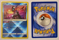 Radiant Greninja 046/189 Astral Radiance Holo Pokemon TCG & Bonus Card - Image 1