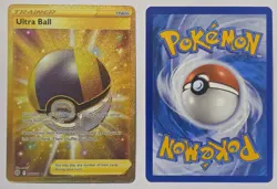 Ultra Ball (Secret) 186/172 Brilliant Stars Holo Pokemon TCG & Bonus Card - Image 1