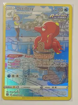 Octillery TG03/TG30 Brilliant Stars Trainer Gallery Pokemon TCG & Bonus Card - Image 2