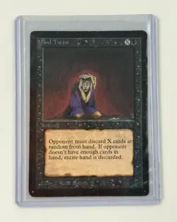 MAGIC THE GATHERING Authentic Beta Edition Mind Twist Excellent Condition - Image 2