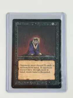 MAGIC THE GATHERING Authentic Beta Edition Mind Twist Excellent Condition - Image 3