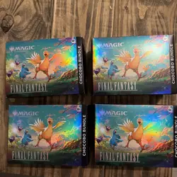 Magic The Gathering Final Fantasy Chocobo Bundle (SET OF 4) - Image 1