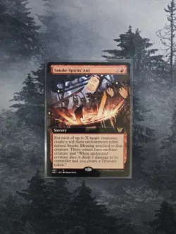 Smoke Spirits' Aid (Extended Art) Commander: Kamigawa: Neon Dynasty Regular - Image 1