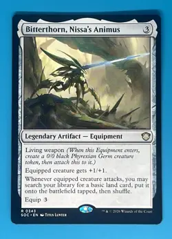 Bitterthorn, Nissa's Animus Commander: Secrets of Strixhaven Regular - Image 1